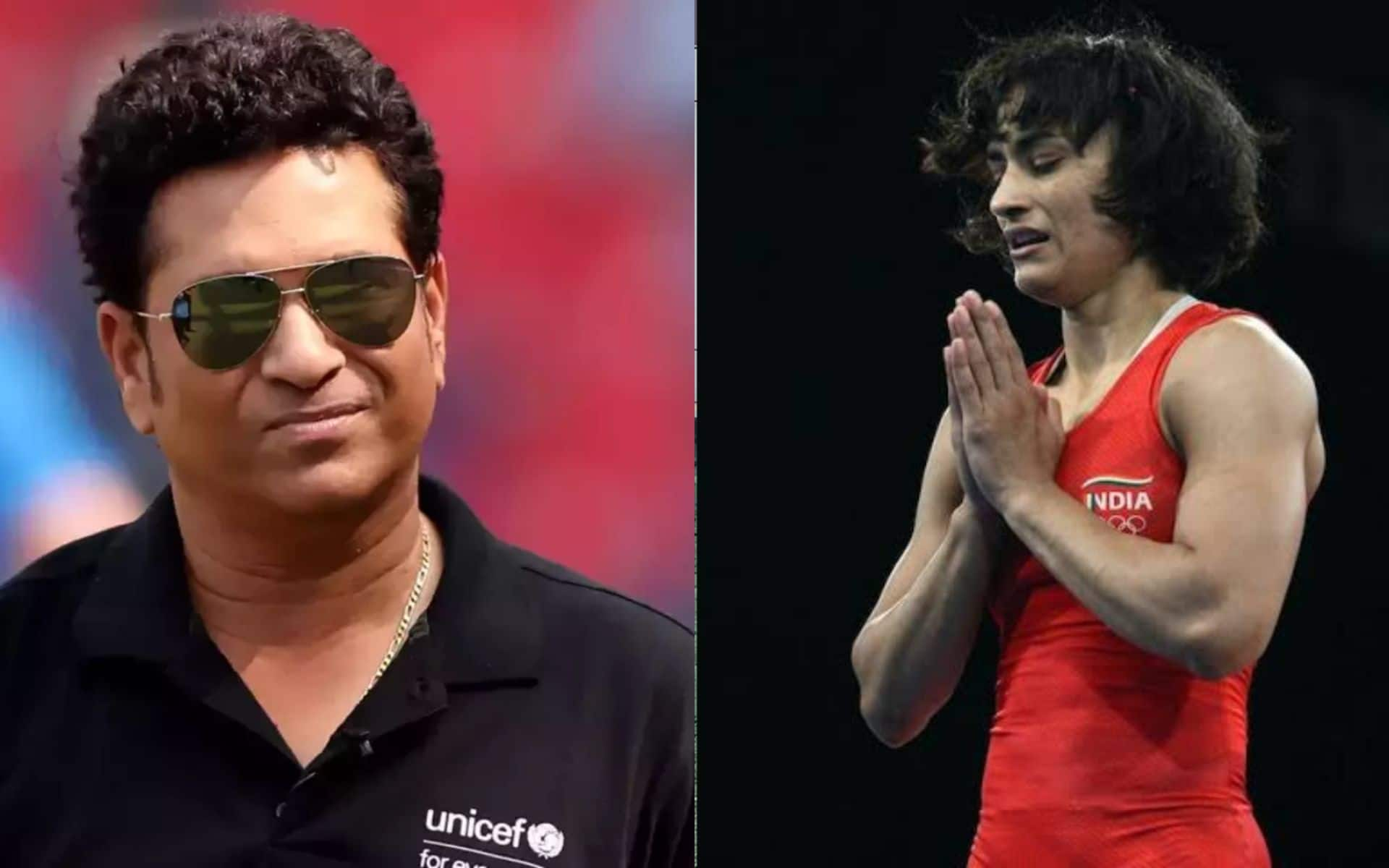 'Robbed Of a Silver..-' Sachin Tendulkar Slams Olympics Officials Over Vinesh Phogat's Disqualification